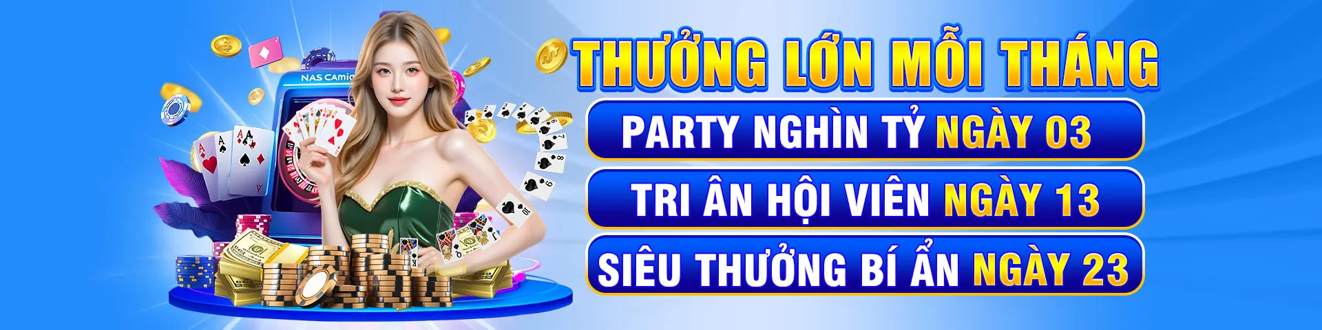 Hình ảnh Hero với các trò chơi casino trực tuyến và thông tin liên hệ